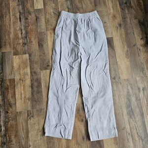 Vintage Corduroy Elastic Waist Pants Lavender Gorpcore Size L Made In USA